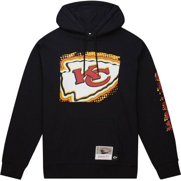 Felpa Con Cappuccio Mitchell & Ness - Big Face Kansas City Chiefs - L-image