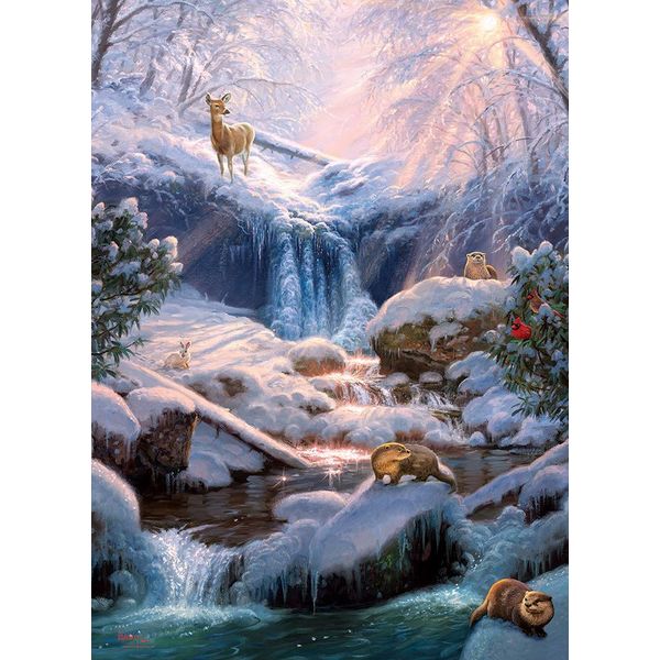 Cobble Hill Puzzle Mysteriö Se Acqua In Inverno 1000 Pezzi-image