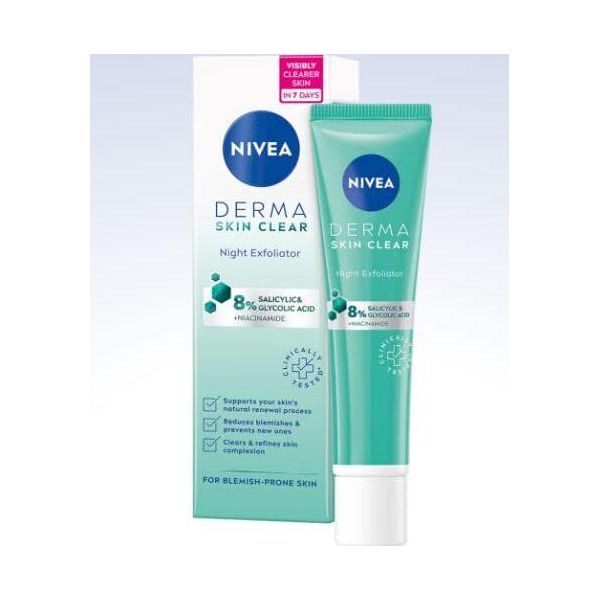 Nivea Derma Skin Clear Esfoliante Notte Per Pelli Con Tendenza Alle Macchie 40Ml-image