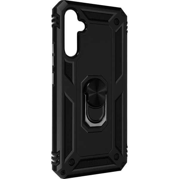 Custodia Ibrida Per Cellulare Con Supporto Ad Anello Per Samsung Galaxy A34 5G - Nero-image