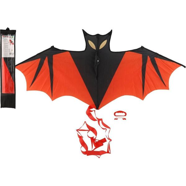 Drago Volante Pipistrello In Nylon 120X55Cm In Borsa Di Tessuto 10X54X2Cm-image