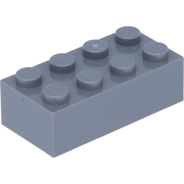 Mattoncini Lego® Grigio Scuro Nuovo! Quantità 100X - Ogni Mix Assemblato Singolarmente-image