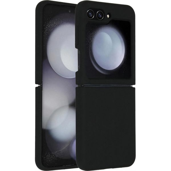 Samsung Galaxy Z Flip 5 Cover - Silicone - Custodia/Copertura Morbida Accezz - Nero-image