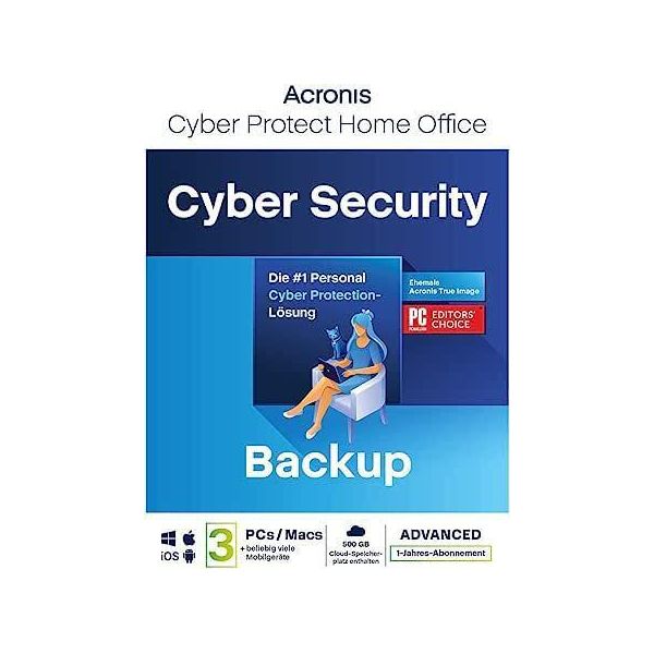 Acronis Box True Image Advanced 3PC + 50GB Subsc 1J De-image