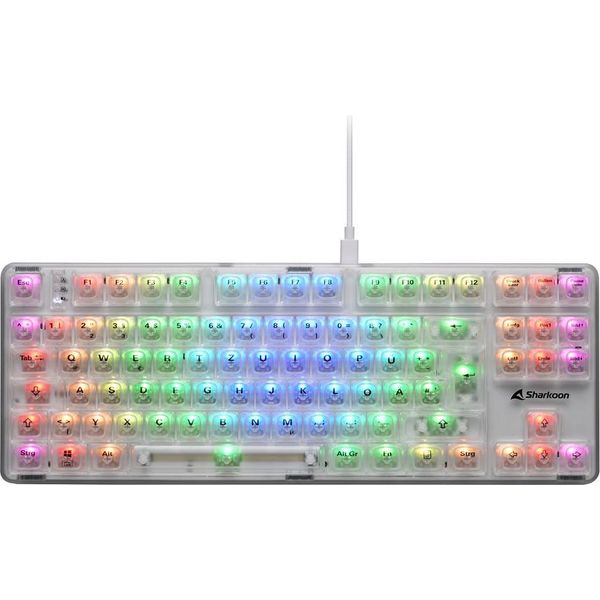 Sharkoon Skiller SGK70W De White-image