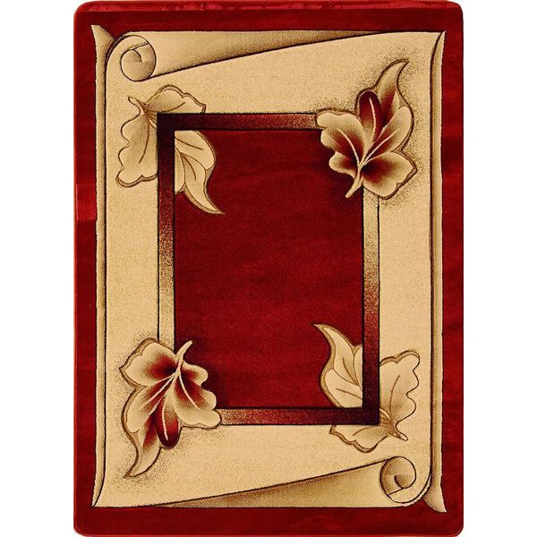 Tappeto Moderno 140X190 Artesia 20 - Rosso-image