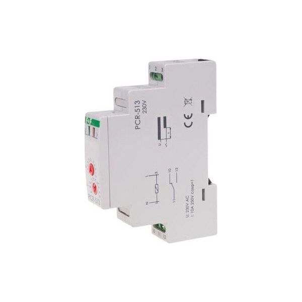 F&F PCR-513 Relè Temporizzato 230V Con Funzione Singola Controllo Temporizzato 230V Ac 10A-image