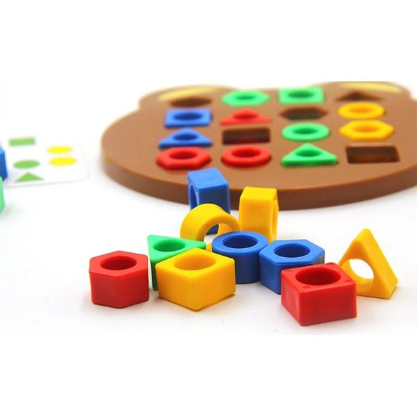 Gioco Da Tavolo Educativo Montessori Per Bambini, Gioco Da Tavolo Per Bambini, Gioco Da Tavolo Per Bambini, Gioco Da Tavolo Per Bambini Con Forme Abbinate Per Bambini Dai 3 Anni - Teddy-image