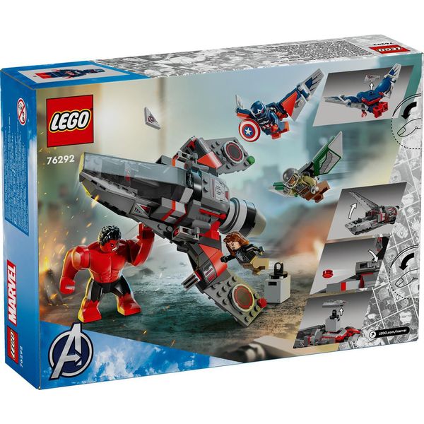 Lego Lego® Marvel Super Heroes™ 76292 La Resa Dei Conti Tra Capitan America E Hulk Rosso 76292-image