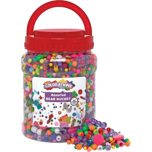 Colorations - Perline Per Imbastire Variazioni In Barattolo, 6000Pz.-image