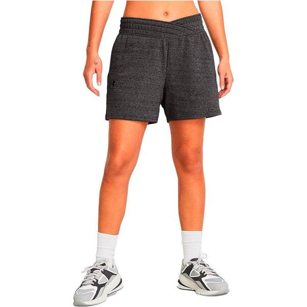 Under Armour Rival Terry 4In Shorts Grigio Xl Donna Grigio Xl-image