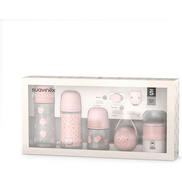 Suavinex Set Premium Per Neonati Bonhomia Rosa-image