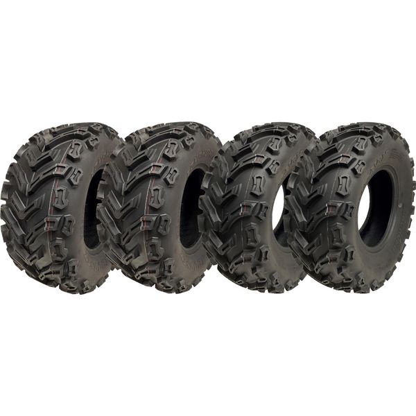 24X10.00-11 E 24X9.00-11 Pneumatici Atv Quad 6Ply P3128 Tubeless 45J & 48J (Set Di 4)-image