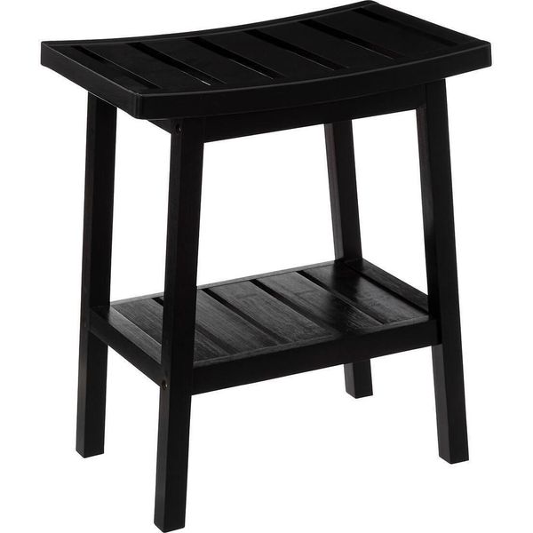 5Five Simply Smart | Sgabello - Scandi - Nero - Con Mensola - Elegante E Pratico-image