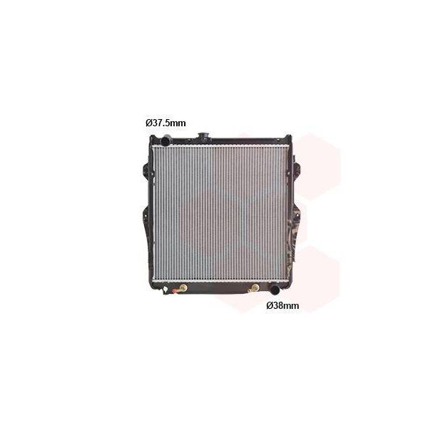 Van Wezel 53012700 Radiatore Acqua Radiatore Motore Per Toyota Land Cruiser (PZJ7, KZJ7, HZJ7, BJ7, LJ7, RJ7) Land Cruiser Hardtop (J7)-image