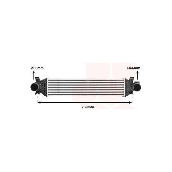 Van Wezel 18014709 Intercooler Llk Per Ford Focus Iii Turnier Turbo Intercooler-image