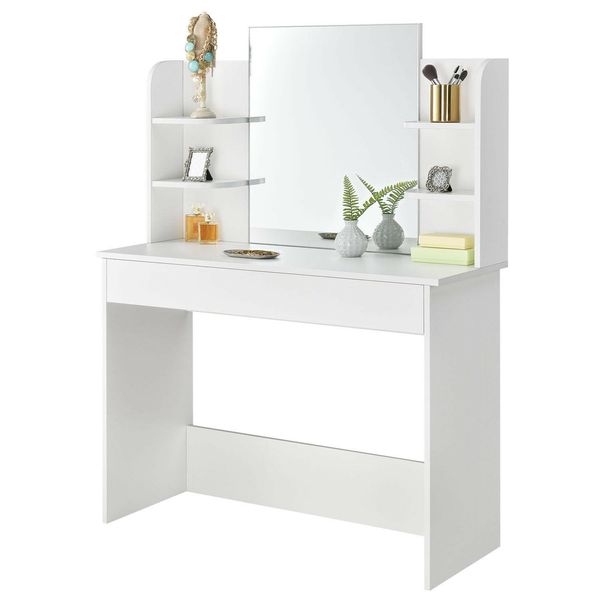 Toeletta Moderna Con Grandi Ripiani A Specchio Modernhome-image