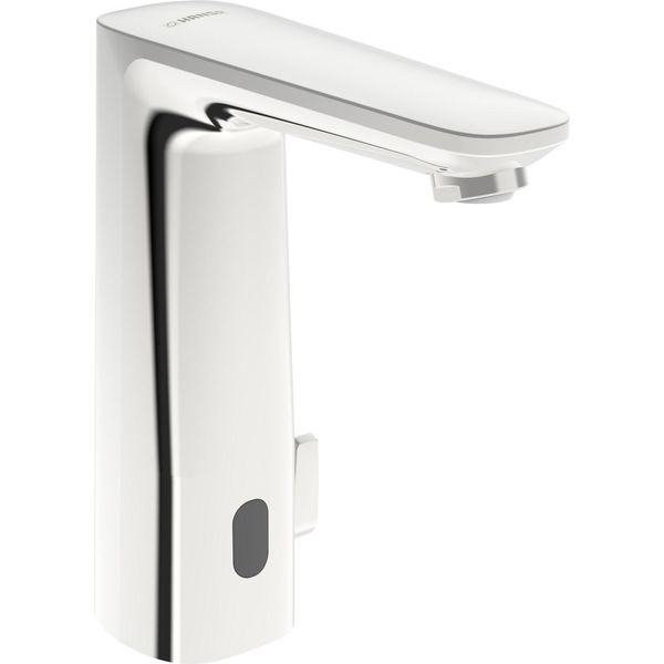 Hansa Hansaelectra Safety Mitigeur De Lavabo, Avec Capteur, Alimentation, Saillie 118M, Chrome, 93102009, 93102009-image