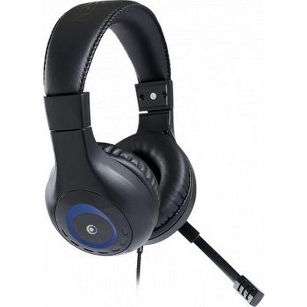 Bigben Connected, Cuffie Cablate Per Pc Con Jack Da 3,5 Mm E Microfono, Nero-image
