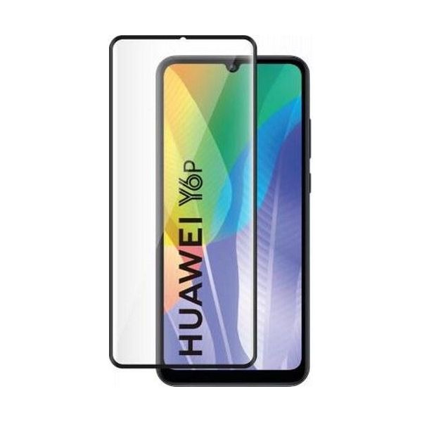 Bigben Connected, Protezione Dello Schermo In Vetro 2.5D Oleorepellente Per Huawei Y6P, Nero Trasparente-image