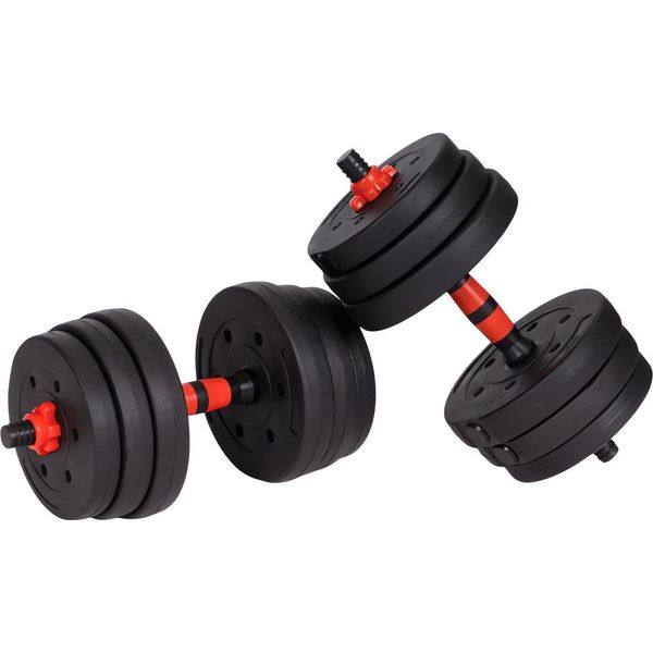 Manubri Regolabili 2X Set Di Manubri Da 15 Kg Barra Da 30 Kg-image