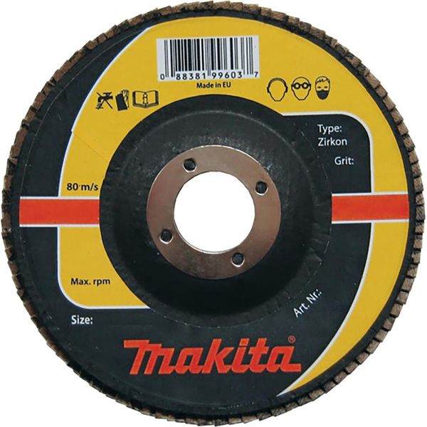 Makita FäCherscheibe 1 Stk. - 115 Mm - 22,23 Mm - K60 - Edelstahl-image