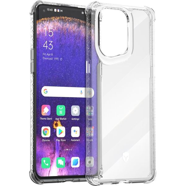 Force Case, Custodia Rinforzata Per Oppo Find X5 Air, Trasparente-image