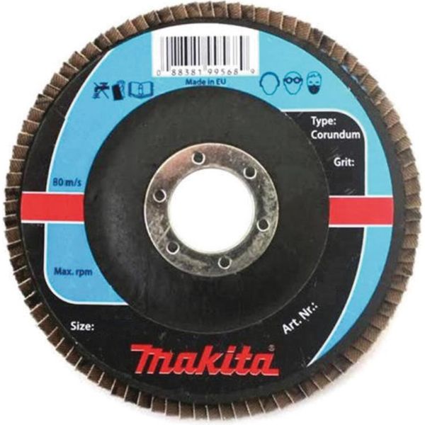 Disco Lamellare Makita 1 Pz. - 115 Mm - 22,23 Mm - K60 - Acciaio-image