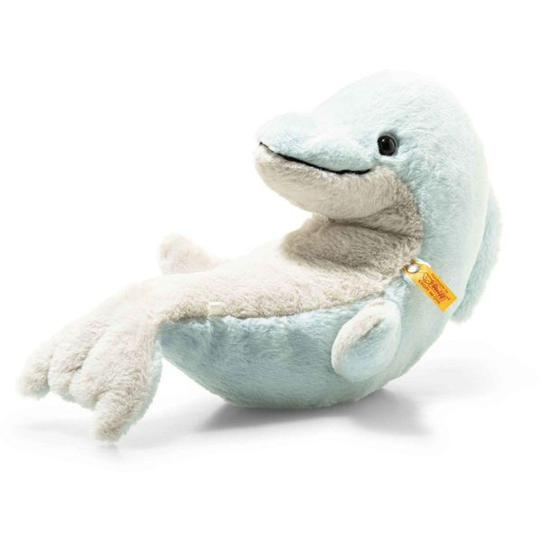 Steiff 065194 Denny, Delfino, Peluche, 32 Cm, Azzurro-image