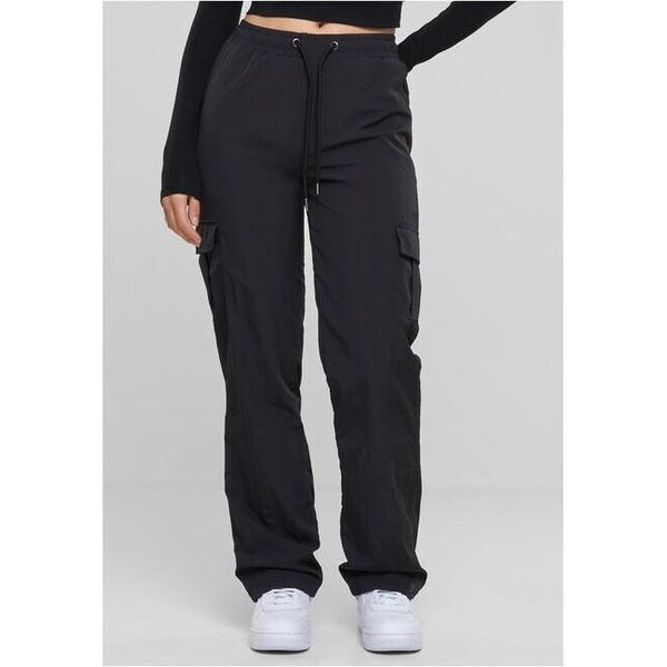 Urban Classics - Pantaloni Cargo In Nylon Da Donna, Nero - 5XL-image