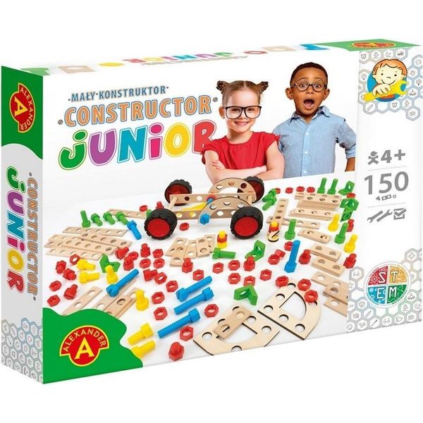 Alexander Toys Constructor Junior - Kit Per Il Fai-Da-Te - 150P-image