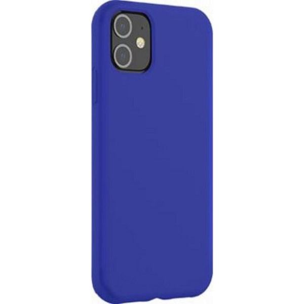 Bigben Connected, Custodia Protettiva Per Apple Iphone 12/12 Pro, Silicone Rigido, Morbida Al Tatto, Blu-image