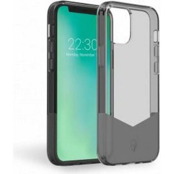 Force Case, Custodia Rinforzata Per Apple Iphone 12 Pro Max Pure, Nero Trasparente-image