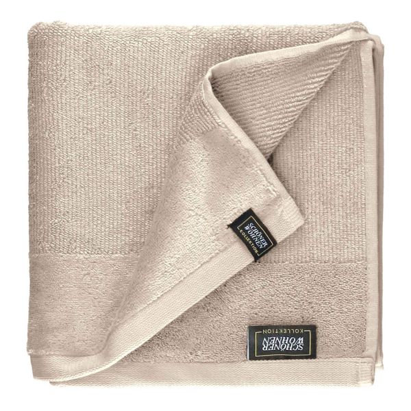 Collezione SchÖNer Wohnen Asciugamano Sense Beige 50 X 100 Cm-image
