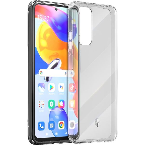 Custodia Force, Cover Rinforzata Per Xiaomi Redmi Note 11 4G Pure, Trasparente-image