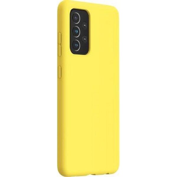 Bigben Connected, Custodia Protettiva Per Galaxy A52/A52S, Silicone Rigido, Soft Touch, Giallo-image