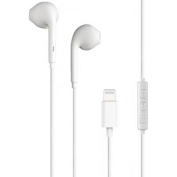 Bigben Connected, Cuffie A Pulsante Lightning Con Telecomando E Microfono, Bianco-image