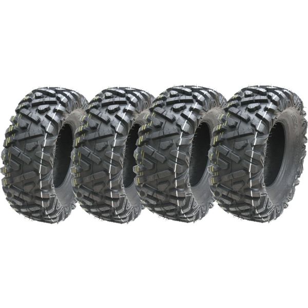 26X9.00-12 & 26X11.00-12 Pneumatici Quad Atv 6Ply Wanda E-Marked Legal (Set Di 2 & 2)-image