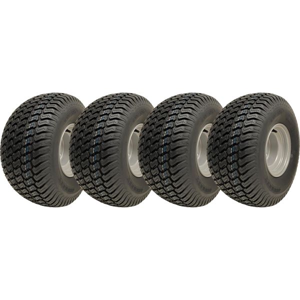 20X10.00-8 Ruote Per Tosaerba 4Ply Wanda P332 Road Legal 4" Pcd (Set Di 4)"-image