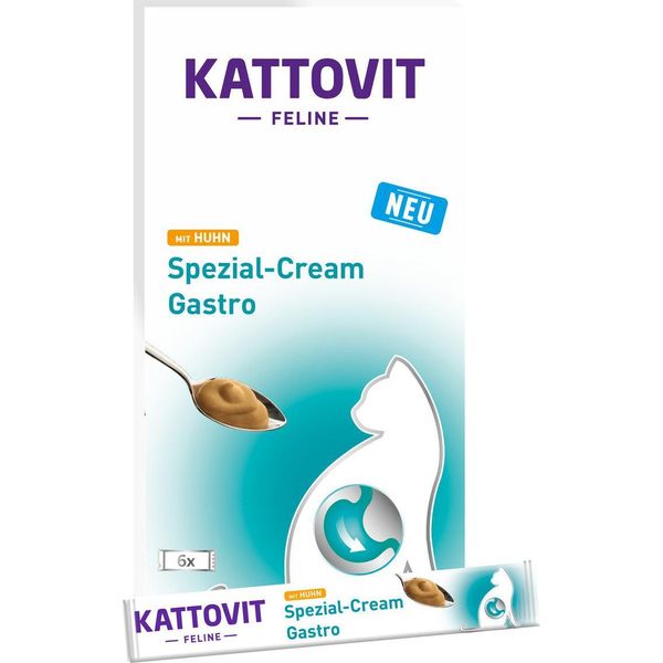 Kattovit Gastro Special Crema Con Pollo 6X15G-image
