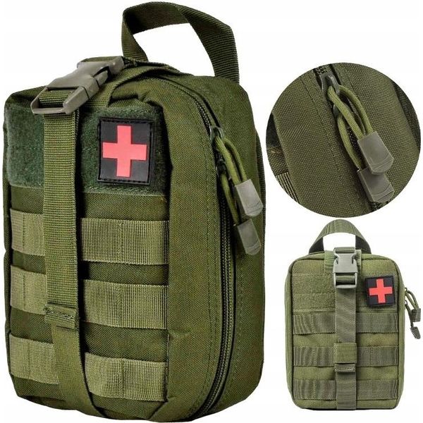 Borsa Di Pronto Soccorso - Molle - Indispensabile Kit Di Pronto Soccorso Tattico - Impermeabile - Versatile - Robusto-image