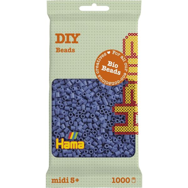 Hama Iron-On Beads 190-107 Hama Iron-On Beads Organic Midi, Lavanda, In Bustina-image