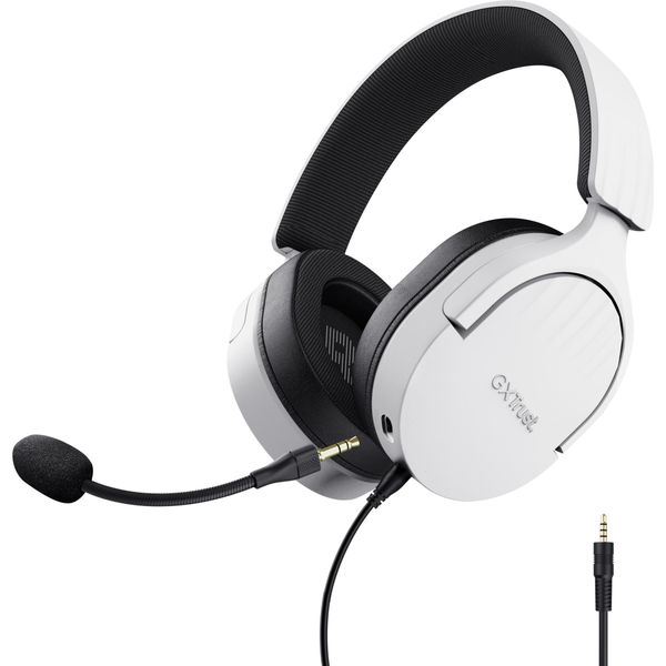 Trust Trust Gxt 489W Fayzo Cuffia Cablata Head-Band Gaming Nero, Bianco-image