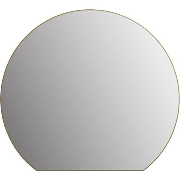 Specchio Rotondo Talos Picasso Oro Ø 100 Cm - Con Cornice In Alluminio Di Alta Qualità Per Un Ambiente Elegante - Perfetto Specchio Rotondo Per Il Bagno-image