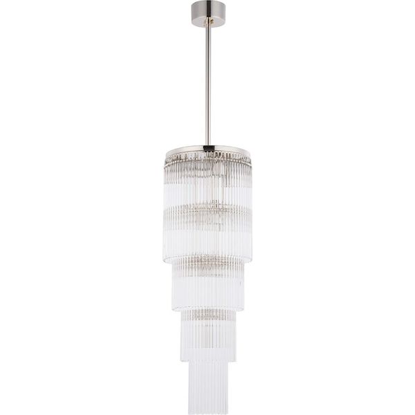 Casa Padrino Lampadario Hotel Argento Ø 25 X H. 95 Cm-image