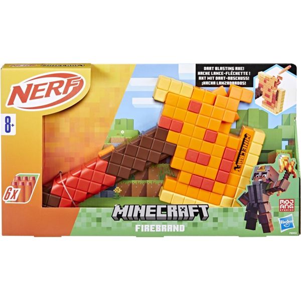 Hasbro Nerf - Lancia Asce Firebrand Minecraft-image