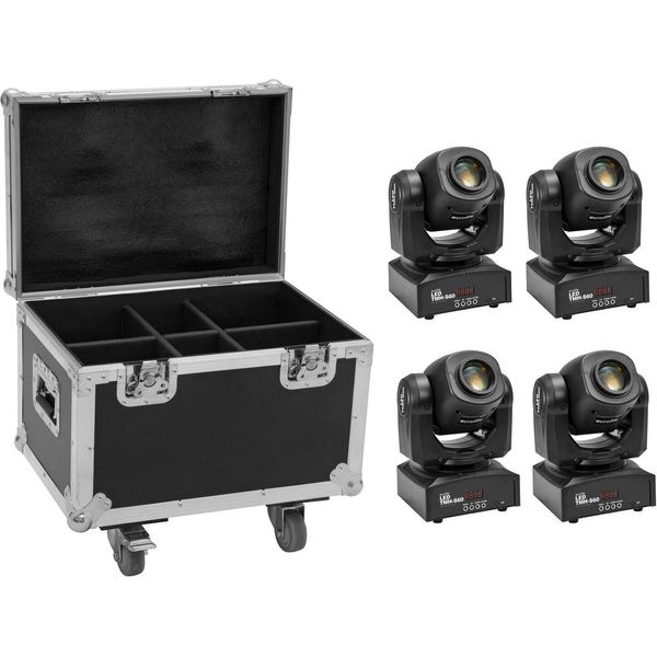 Eurolite Set 4X Led TMH-S60 Moving-Head-Spot + Custodia (20000955)-image