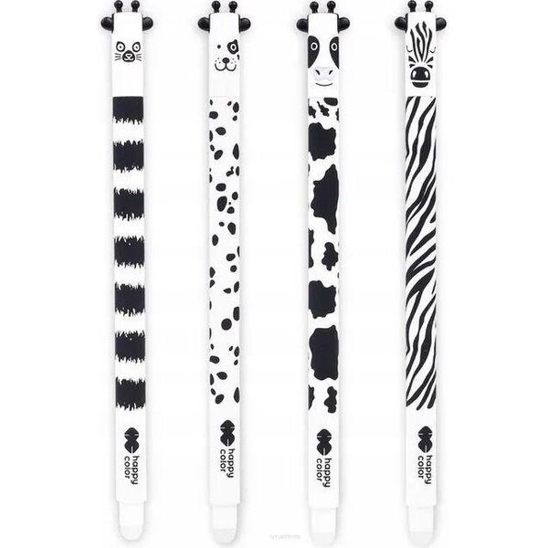 Penna Cancellabile In Bianco E Nero 0,5 Mm Blu (12 Pezzi)-image