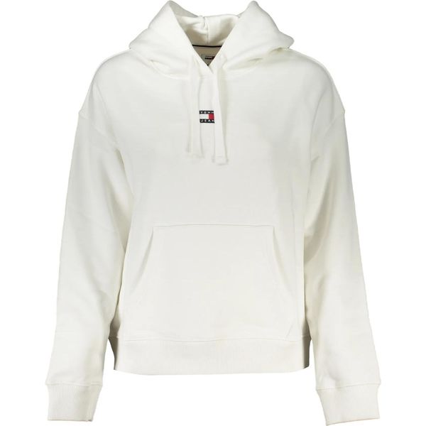 Tommy Hilfiger DW0DW17326_BIYBR - Felpa Con Cappuccio In Misto Cotone Sostenibile Con Logo Applicato E Tasca Centrale : Taglia - Xl Taglia: Xl-image