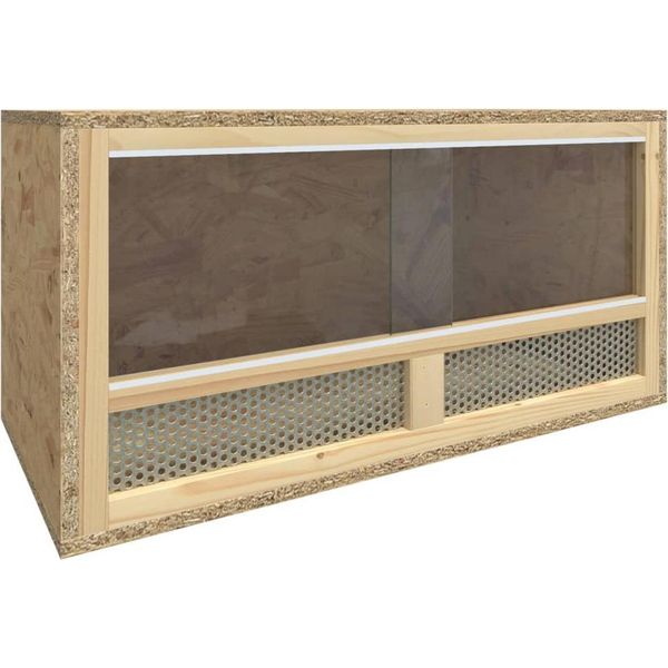 The Living Store Terrario In Legno 60X30X30 Cm-image